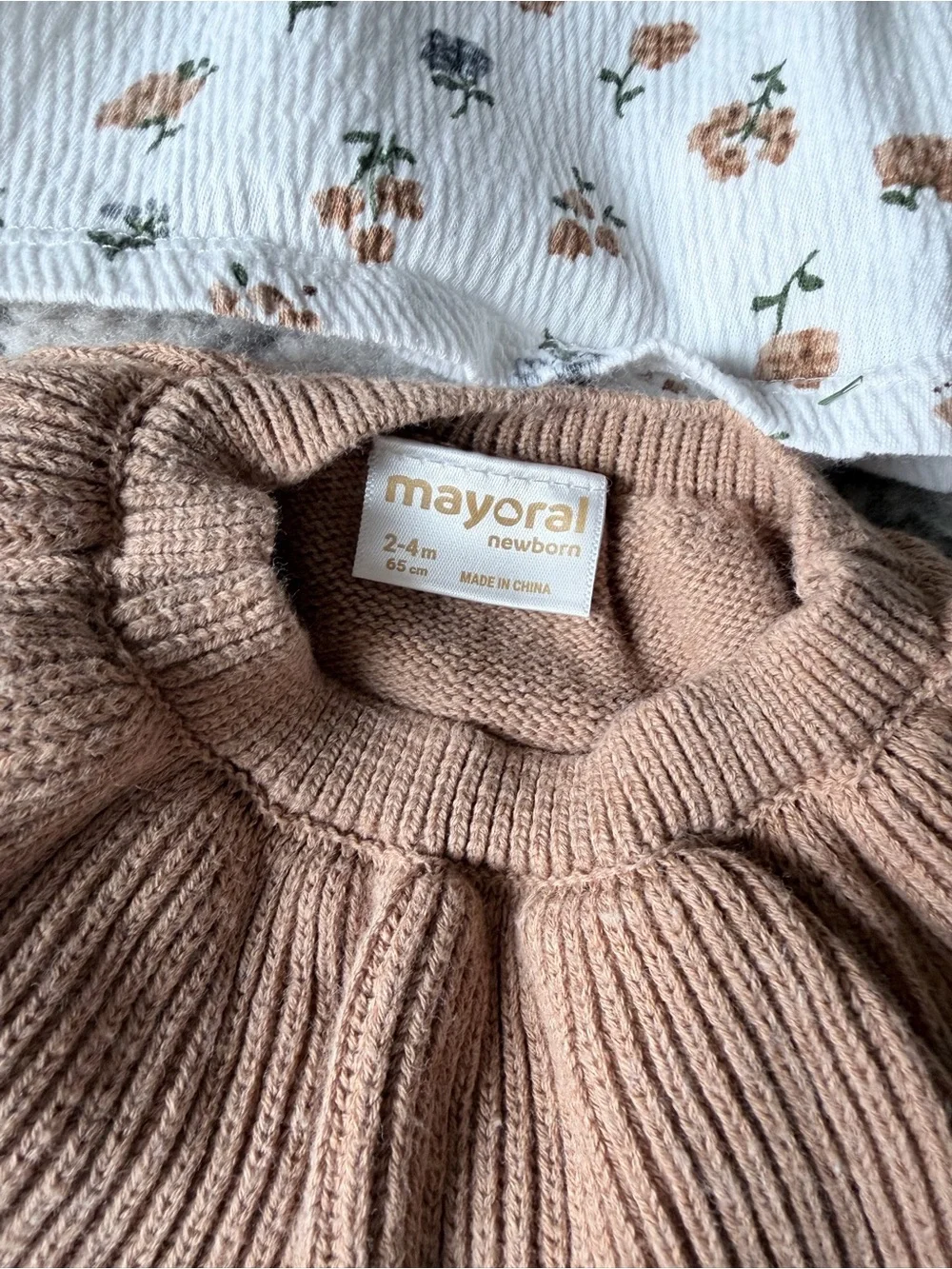 Mayoral cream knit